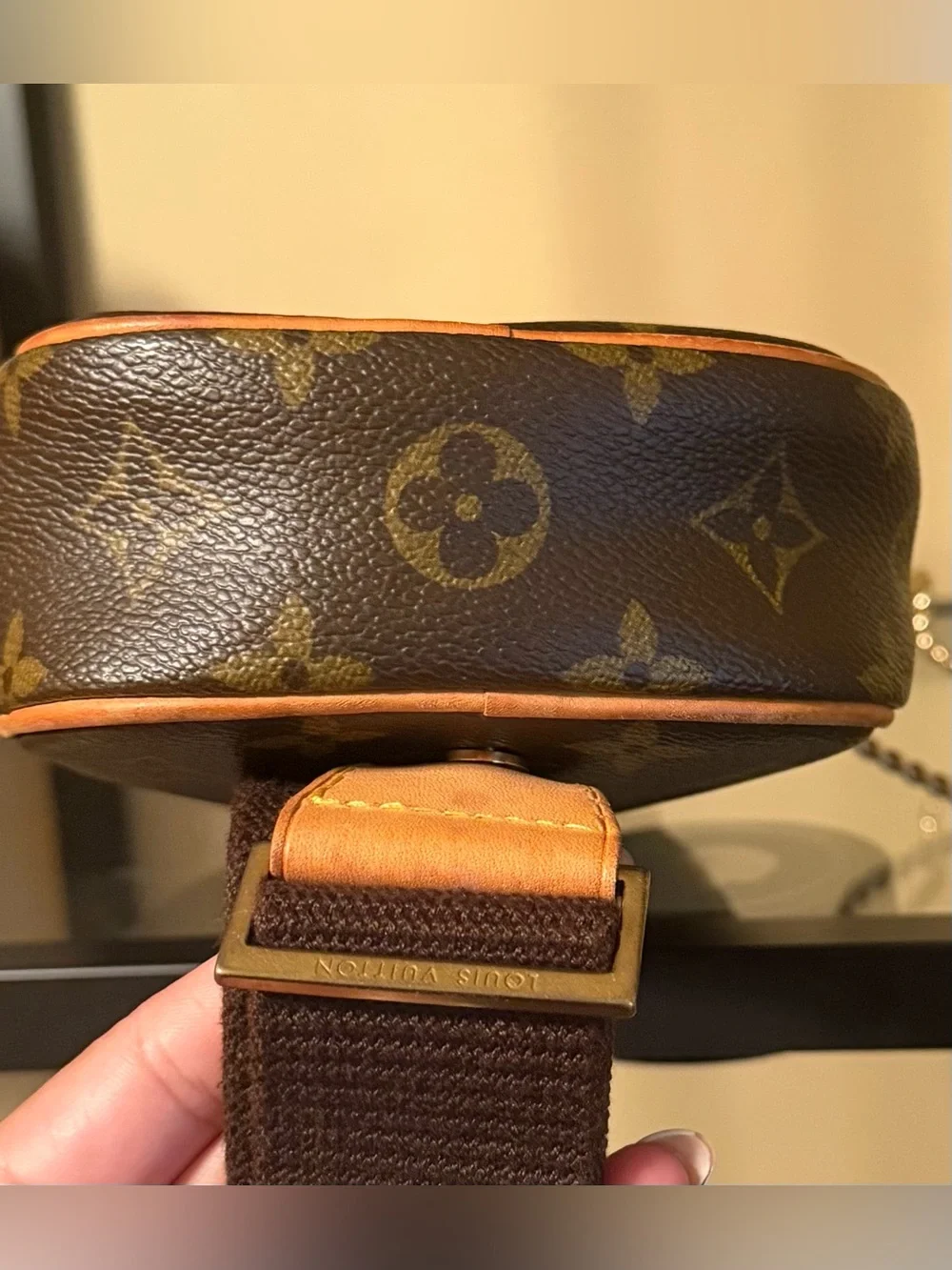 Louis Vuitton Monogram Crossbody Gange Pochette Bumbag